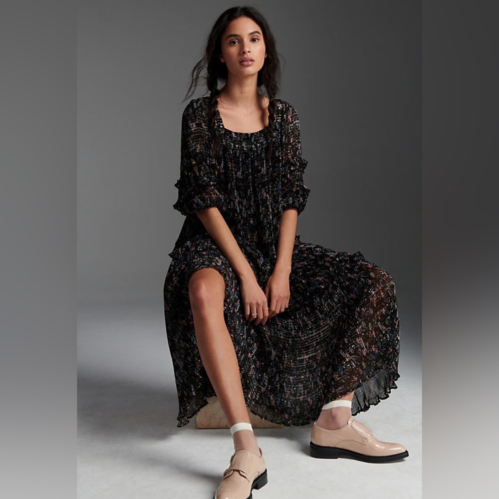 Anthropologie Orsina Tiered Dress